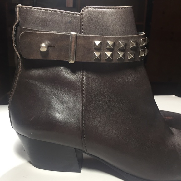 [Franco Sarto] ankle boots gray cute studs 6 1/2 - Picture 3 of 8